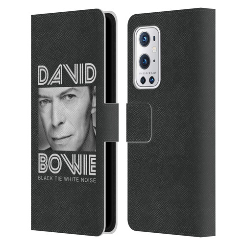 David Bowie Album Art Black Tie Leather Book Wallet Case Cover For OnePlus 9 Pro