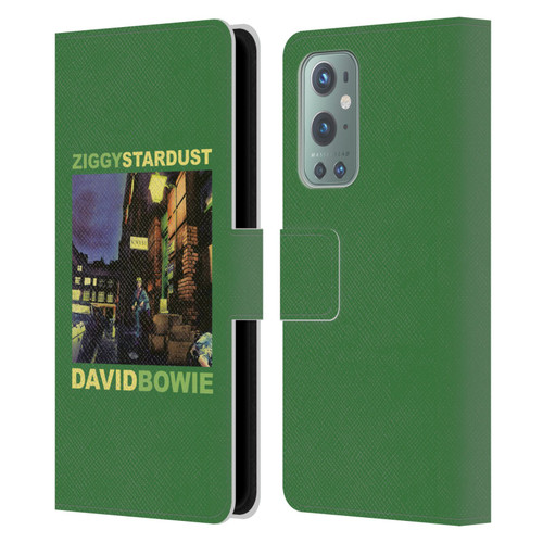 David Bowie Album Art Ziggy Stardust Leather Book Wallet Case Cover For OnePlus 9