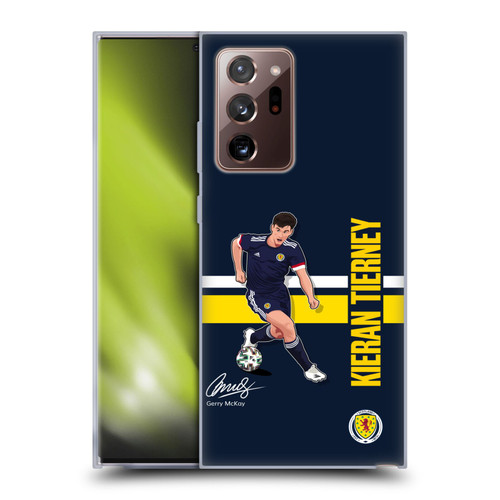 Scotland National Football Team Players Kieran Tierney Soft Gel Case for Samsung Galaxy Note20 Ultra / 5G