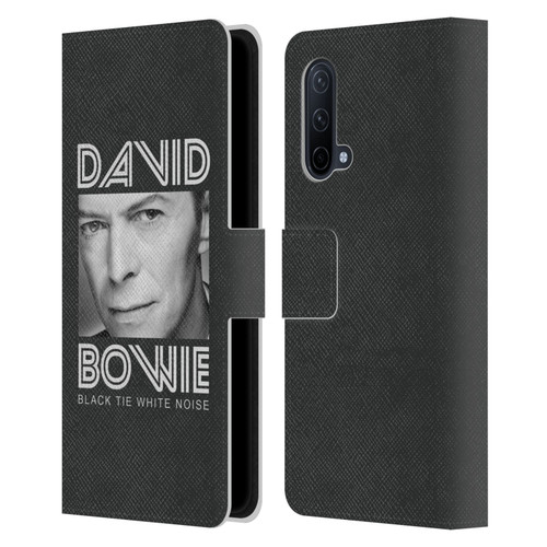 David Bowie Album Art Black Tie Leather Book Wallet Case Cover For OnePlus Nord CE 5G