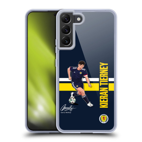 Scotland National Football Team Players Kieran Tierney Soft Gel Case for Samsung Galaxy S22+ 5G