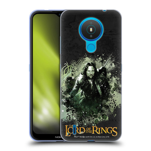 The Lord Of The Rings The Fellowship Of The Ring Character Art Aragorn Soft Gel Case for Nokia 1.4
