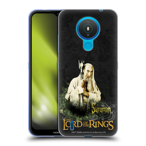 The Lord Of The Rings The Fellowship Of The Ring Character Art Saruman Soft Gel Case for Nokia 1.4