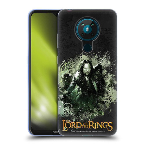 The Lord Of The Rings The Fellowship Of The Ring Character Art Aragorn Soft Gel Case for Nokia 5.3