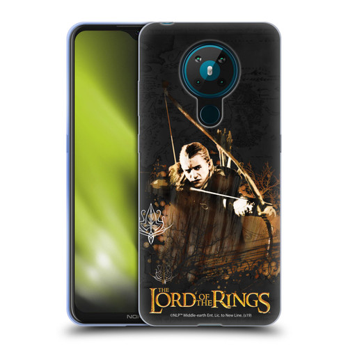 The Lord Of The Rings The Fellowship Of The Ring Character Art Legolas Soft Gel Case for Nokia 5.3