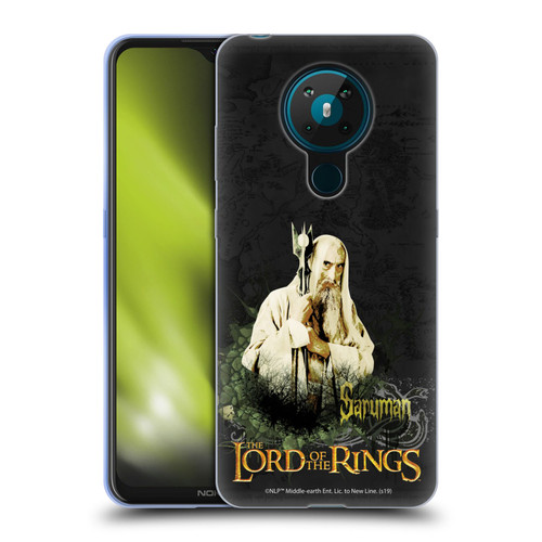 The Lord Of The Rings The Fellowship Of The Ring Character Art Saruman Soft Gel Case for Nokia 5.3