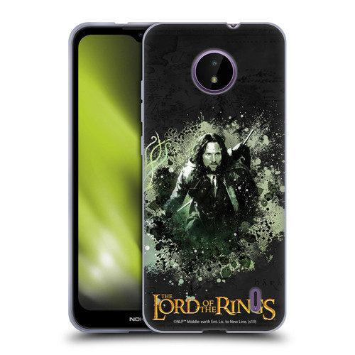 The Lord Of The Rings The Fellowship Of The Ring Character Art Aragorn Soft Gel Case for Nokia C10 / C20