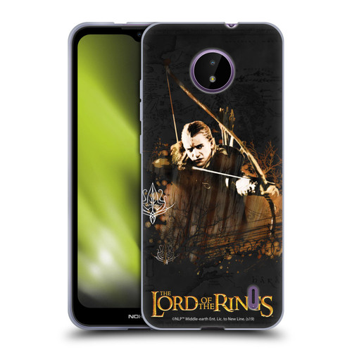 The Lord Of The Rings The Fellowship Of The Ring Character Art Legolas Soft Gel Case for Nokia C10 / C20