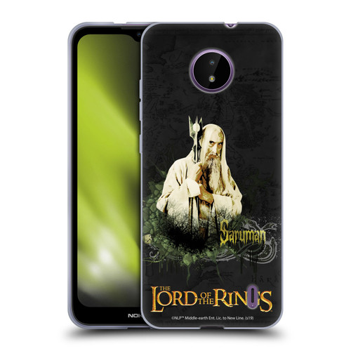 The Lord Of The Rings The Fellowship Of The Ring Character Art Saruman Soft Gel Case for Nokia C10 / C20