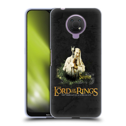The Lord Of The Rings The Fellowship Of The Ring Character Art Saruman Soft Gel Case for Nokia G10