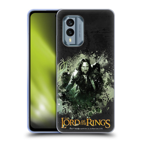 The Lord Of The Rings The Fellowship Of The Ring Character Art Aragorn Soft Gel Case for Nokia X30