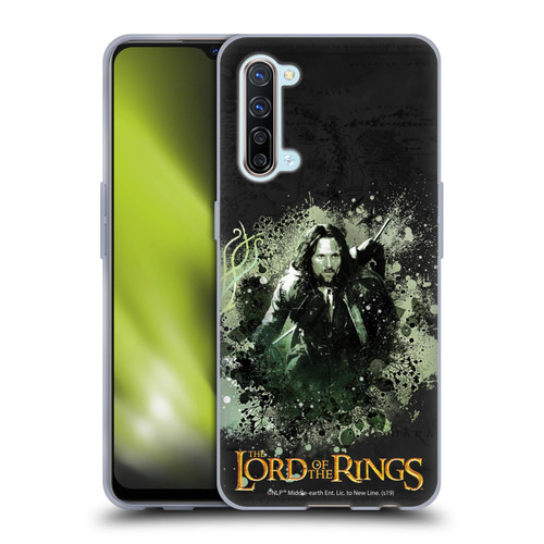 The Lord Of The Rings The Fellowship Of The Ring Character Art Aragorn Soft Gel Case for OPPO Find X2 Lite 5G