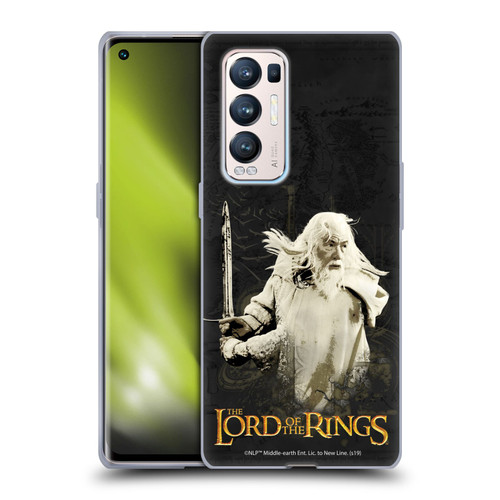 The Lord Of The Rings The Fellowship Of The Ring Character Art Gandalf Soft Gel Case for OPPO Find X3 Neo / Reno5 Pro+ 5G