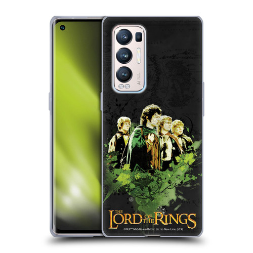 The Lord Of The Rings The Fellowship Of The Ring Character Art Group Soft Gel Case for OPPO Find X3 Neo / Reno5 Pro+ 5G