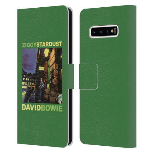 David Bowie Album Art Ziggy Stardust Leather Book Wallet Case Cover For Samsung Galaxy S10+ / S10 Plus