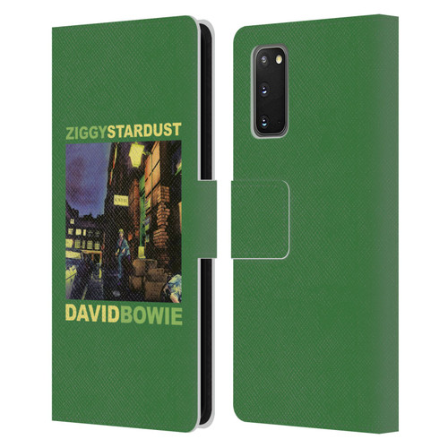 David Bowie Album Art Ziggy Stardust Leather Book Wallet Case Cover For Samsung Galaxy S20 / S20 5G