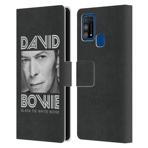 David Bowie Album Art Black Tie Leather Book Wallet Case Cover For Samsung Galaxy M31 (2020)