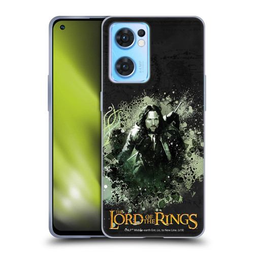The Lord Of The Rings The Fellowship Of The Ring Character Art Aragorn Soft Gel Case for OPPO Reno7 5G / Find X5 Lite