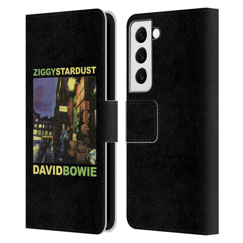 David Bowie Album Art Ziggy Stardust Leather Book Wallet Case Cover For Samsung Galaxy S22 5G