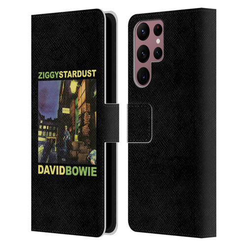 David Bowie Album Art Ziggy Stardust Leather Book Wallet Case Cover For Samsung Galaxy S22 Ultra 5G