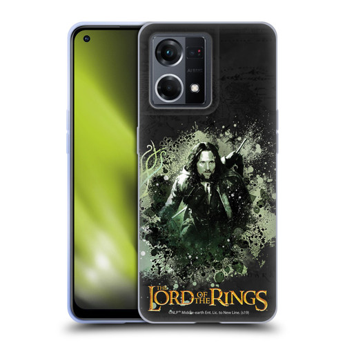 The Lord Of The Rings The Fellowship Of The Ring Character Art Aragorn Soft Gel Case for OPPO Reno8 4G