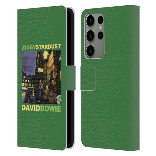 David Bowie Album Art Ziggy Stardust Leather Book Wallet Case Cover For Samsung Galaxy S23 Ultra 5G