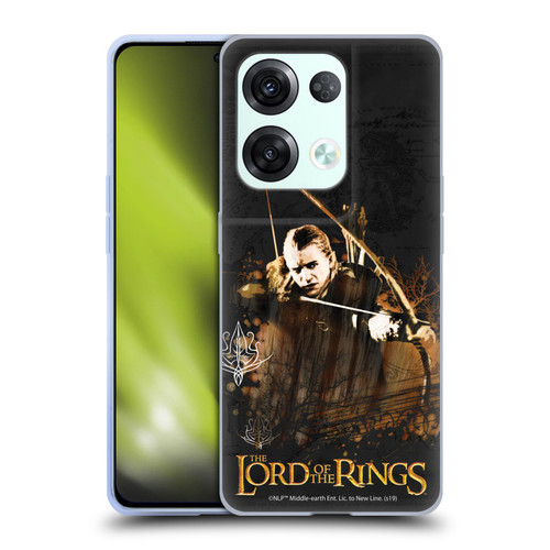 The Lord Of The Rings The Fellowship Of The Ring Character Art Legolas Soft Gel Case for OPPO Reno8 Pro