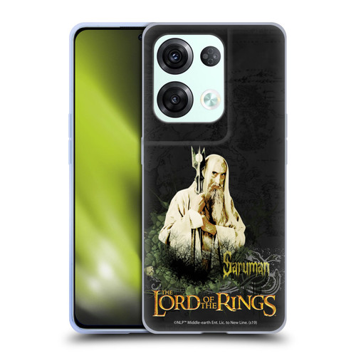 The Lord Of The Rings The Fellowship Of The Ring Character Art Saruman Soft Gel Case for OPPO Reno8 Pro