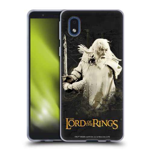 The Lord Of The Rings The Fellowship Of The Ring Character Art Gandalf Soft Gel Case for Samsung Galaxy A01 Core (2020)