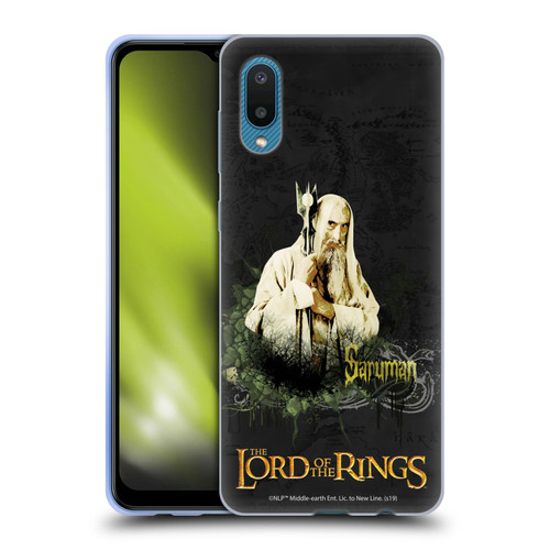 The Lord Of The Rings The Fellowship Of The Ring Character Art Saruman Soft Gel Case for Samsung Galaxy A02/M02 (2021)