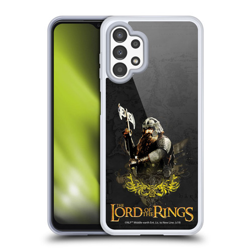 The Lord Of The Rings The Fellowship Of The Ring Character Art Gimli Soft Gel Case for Samsung Galaxy A13 (2022)