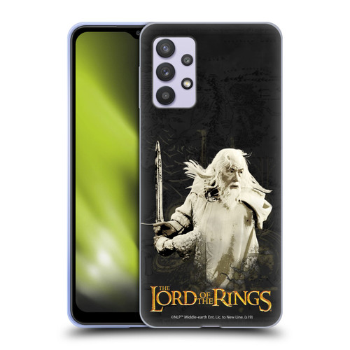 The Lord Of The Rings The Fellowship Of The Ring Character Art Gandalf Soft Gel Case for Samsung Galaxy A32 5G / M32 5G (2021)