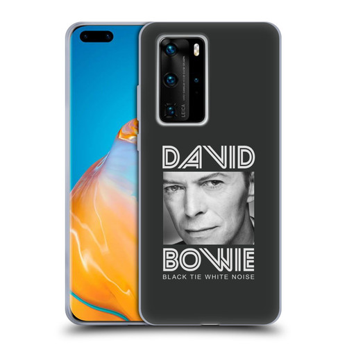 David Bowie Album Art Black Tie Soft Gel Case for Huawei P40 Pro / P40 Pro Plus 5G