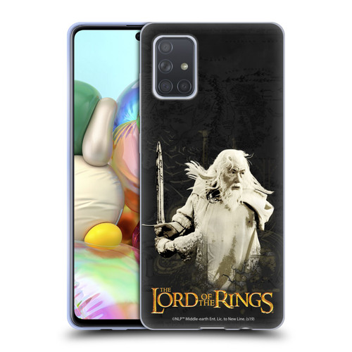 The Lord Of The Rings The Fellowship Of The Ring Character Art Gandalf Soft Gel Case for Samsung Galaxy A71 (2019)