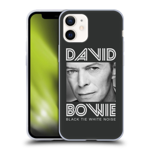 David Bowie Album Art Black Tie Soft Gel Case for Apple iPhone 12 Mini