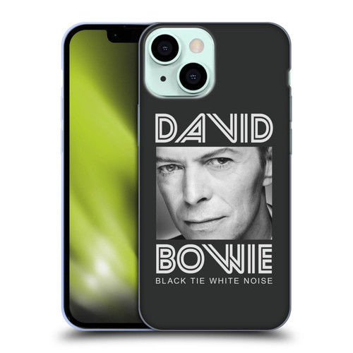 David Bowie Album Art Black Tie Soft Gel Case for Apple iPhone 13 Mini