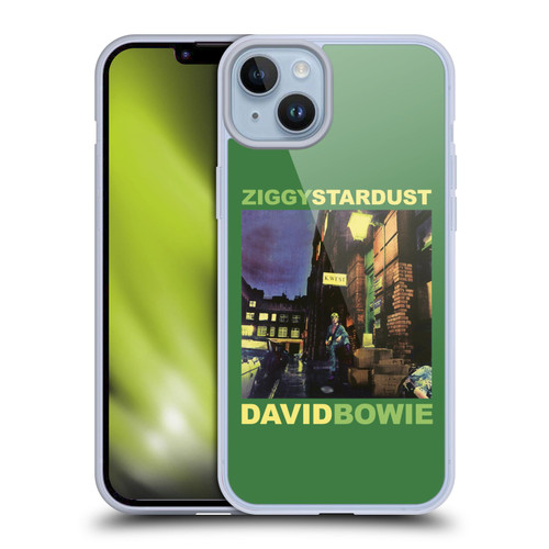 David Bowie Album Art Ziggy Stardust Soft Gel Case for Apple iPhone 14 Plus