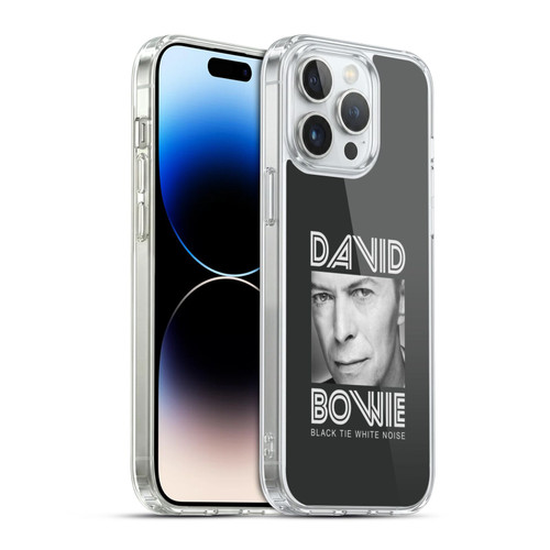 David Bowie Album Art Black Tie Soft Gel Case for Apple iPhone 14 Pro Max
