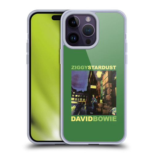 David Bowie Album Art Ziggy Stardust Soft Gel Case for Apple iPhone 14 Pro Max