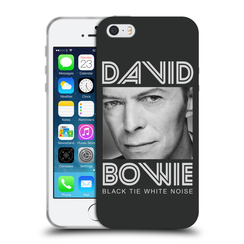 David Bowie Album Art Black Tie Soft Gel Case for Apple iPhone 5 / 5s / iPhone SE 2016