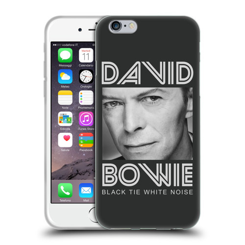 David Bowie Album Art Black Tie Soft Gel Case for Apple iPhone 6 / iPhone 6s