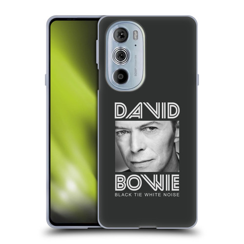 David Bowie Album Art Black Tie Soft Gel Case for Motorola Edge X30