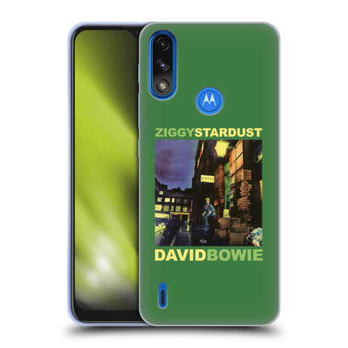 David Bowie Album Art Ziggy Stardust Soft Gel Case for Motorola Moto E7 Power / Moto E7i Power