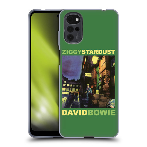 David Bowie Album Art Ziggy Stardust Soft Gel Case for Motorola Moto G22