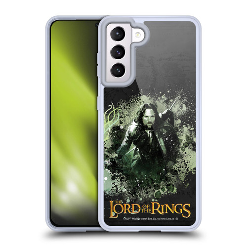 The Lord Of The Rings The Fellowship Of The Ring Character Art Aragorn Soft Gel Case for Samsung Galaxy S21 5G