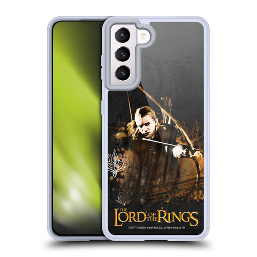 The Lord Of The Rings The Fellowship Of The Ring Character Art Legolas Soft Gel Case for Samsung Galaxy S21 5G
