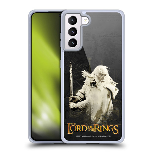 The Lord Of The Rings The Fellowship Of The Ring Character Art Gandalf Soft Gel Case for Samsung Galaxy S21+ 5G