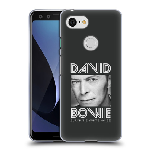 David Bowie Album Art Black Tie Soft Gel Case for Google Pixel 3