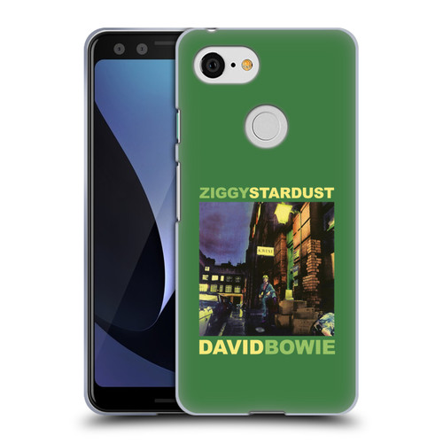 David Bowie Album Art Ziggy Stardust Soft Gel Case for Google Pixel 3