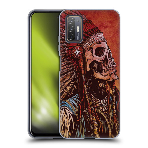 David Lozeau Colourful Grunge Native American Soft Gel Case for HTC Desire 21 Pro 5G